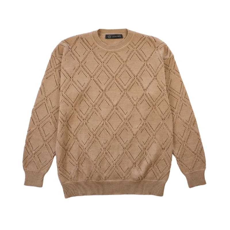Versace Wool Sweater - Women's 50 Fitted Slim Tailored