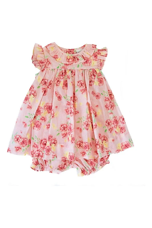 Floral Short Sleeve Girl Dress (Babies & Toddlers)