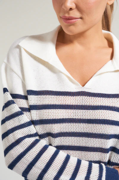 L'Oeuf Poché Pointelle Racquets Sweater Faux Fur Fabric Real Fur Fabric Shearling Fabric