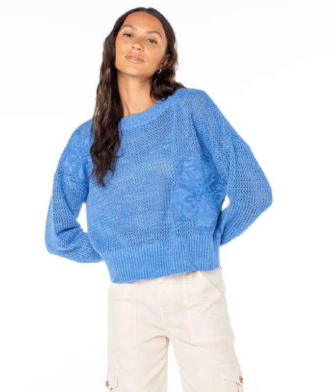 Roxy Womens Sweater Leia Chenille Blend Fleece Blend Nylon Blend