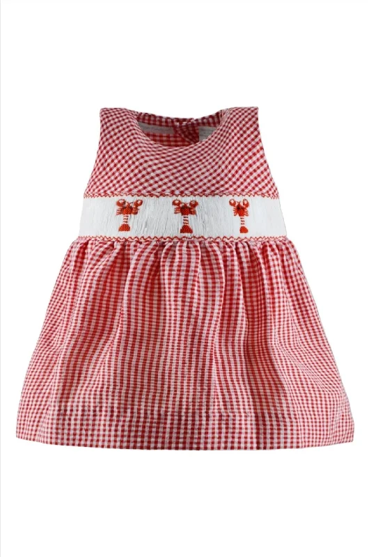 Smocked Lobster Seersucker Baby & Toddler Girl Dress