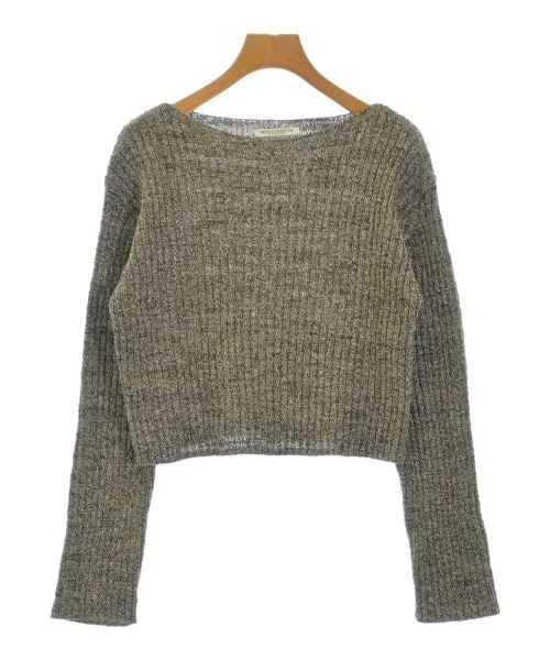 BEAUTY&YOUTH UNITED ARROWS Sweaters Denim Fabric Leather Fabric Suede Fabric