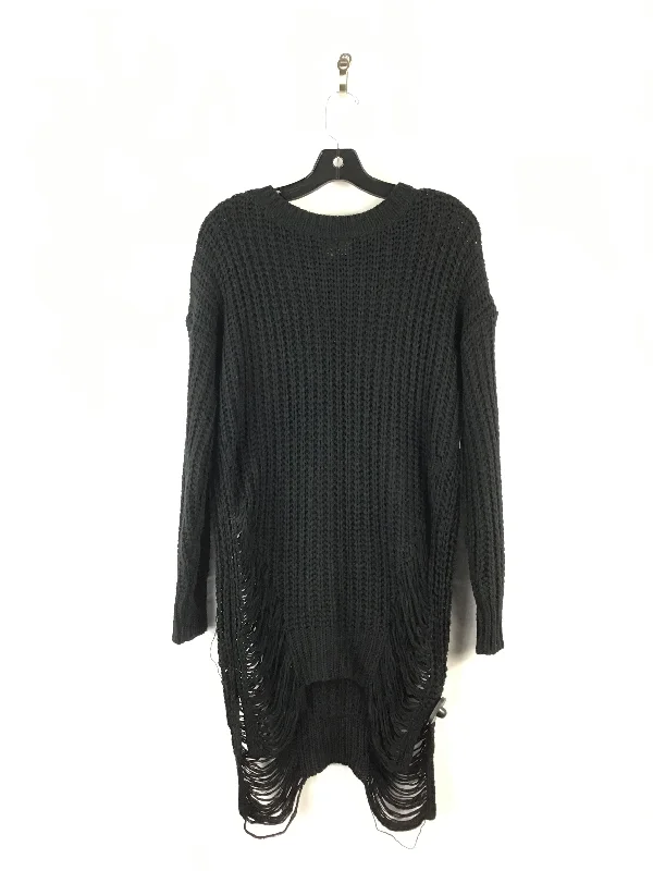 Dress Sweater By Clothes Mentor In Black, Size: L Elasticated Padded Insulated