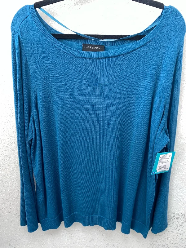 Teal Lane Bryant Sweater/Sweatshirt Women's Machine Wash Dry Clean Hand Wash