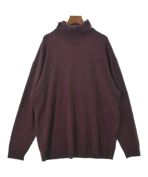ATON Sweaters Mesh Blend Leather Blend Suede Blend