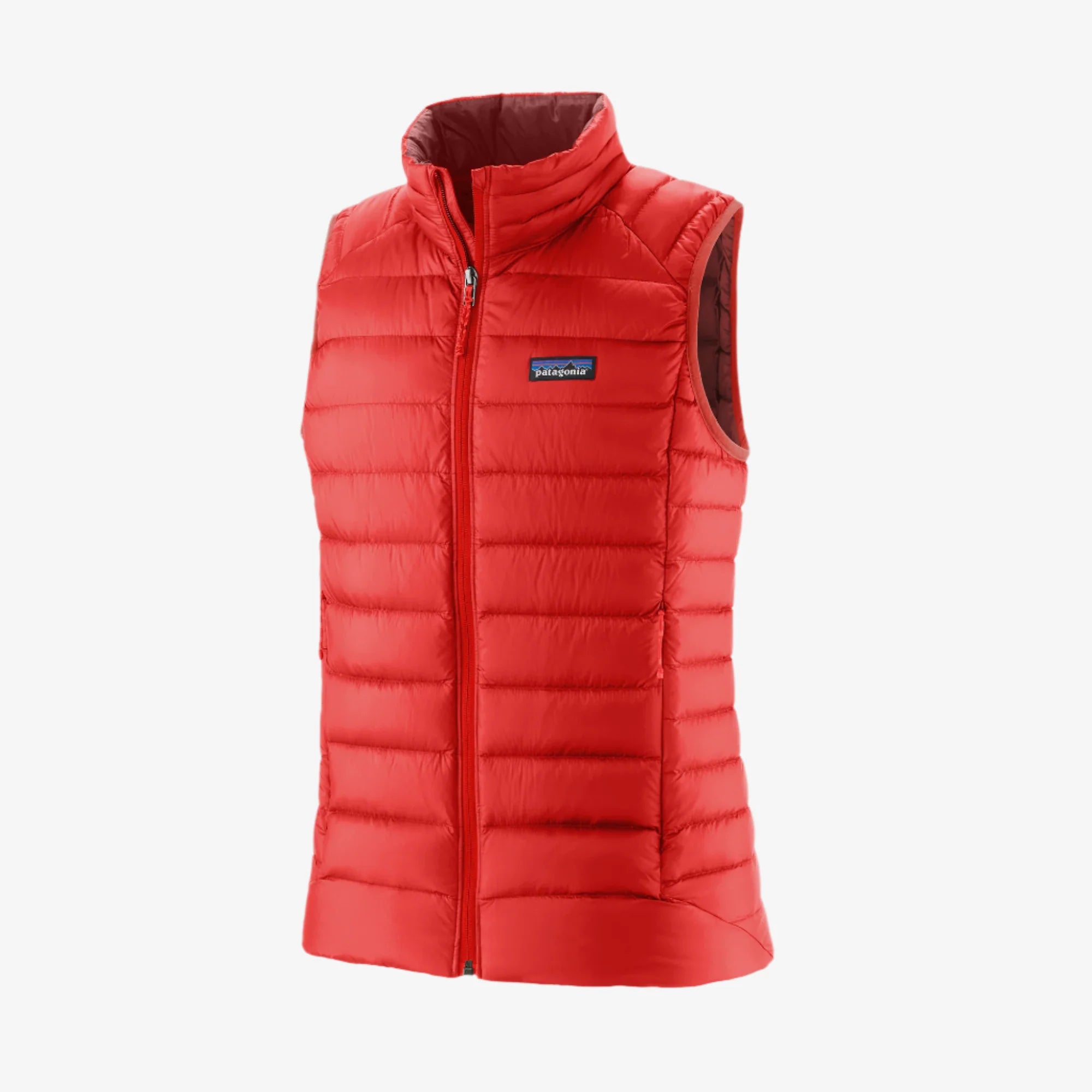 Patagonia Down Sweater Vest (Women's) Madder Red Seamless Knitted Crochet