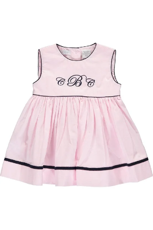 Carriage Boutique Monogram Blanks Sleeveless Baby Girl Dress