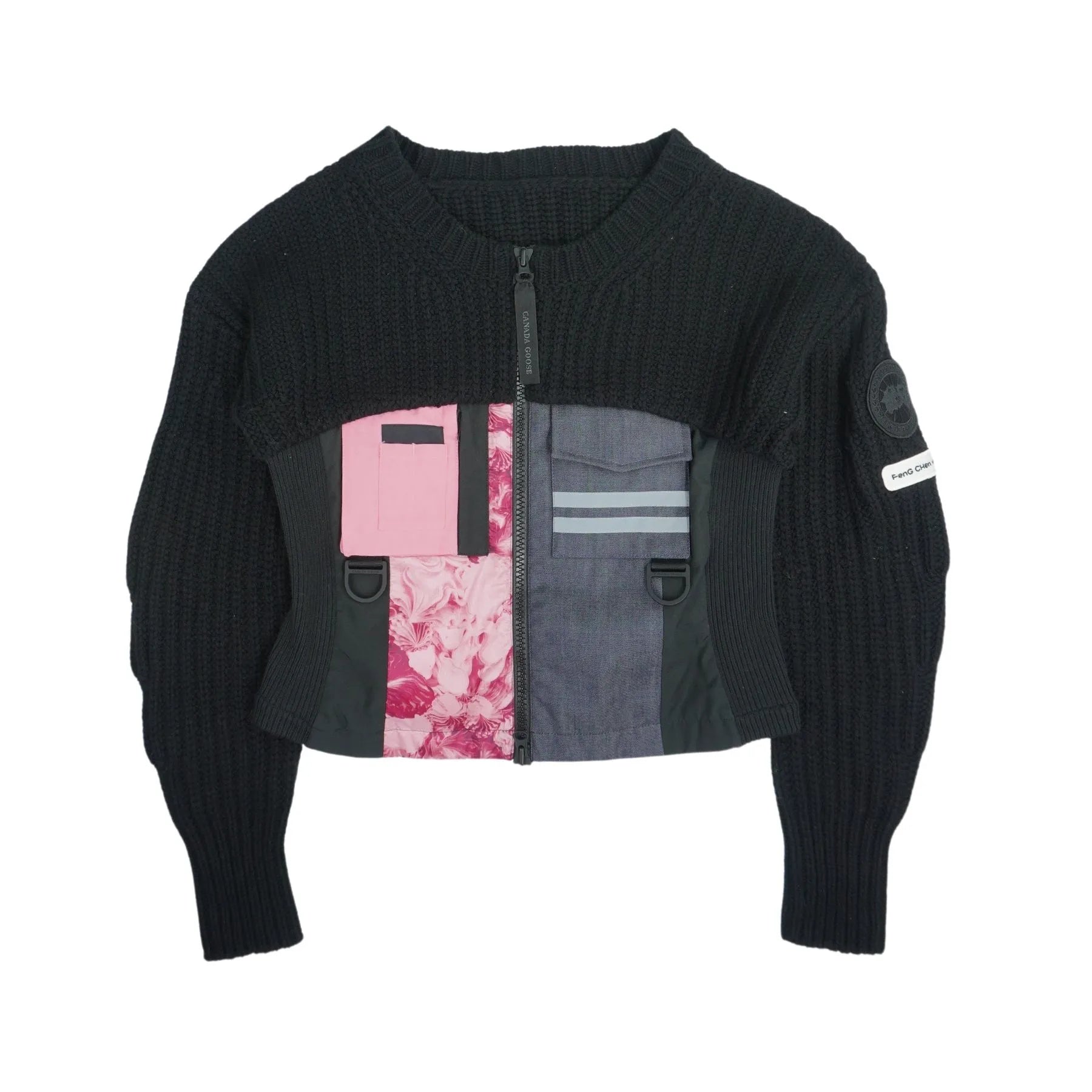 Canada Goose x Feng Chen Wang Knit Sweater - Women's S Fleece Fabric Down Fabric Feather Fabric