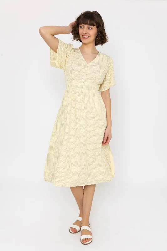 Francine Dress in Yellow