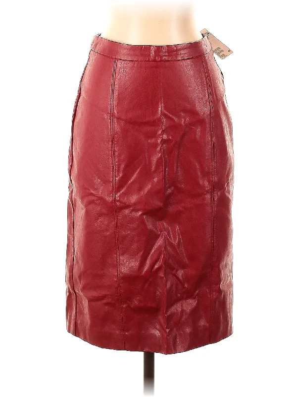 Faux Leather Skirt