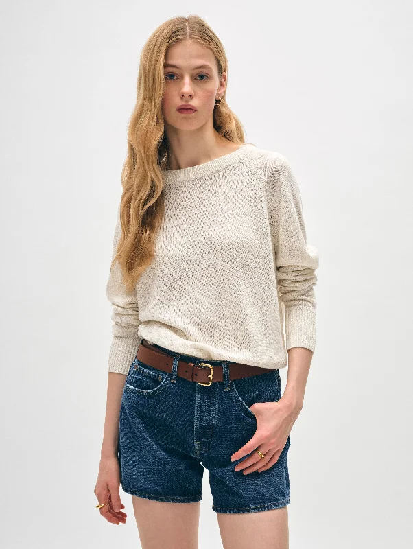 Linen Marled Sweatshirt