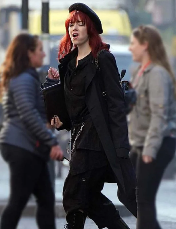 Cruella Emma Stone Black Coat