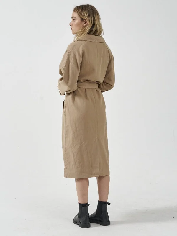 Discovery Trench Coat - Faded Khaki