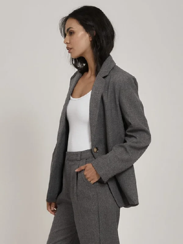 Gabrielle Blazer - Steel Grey