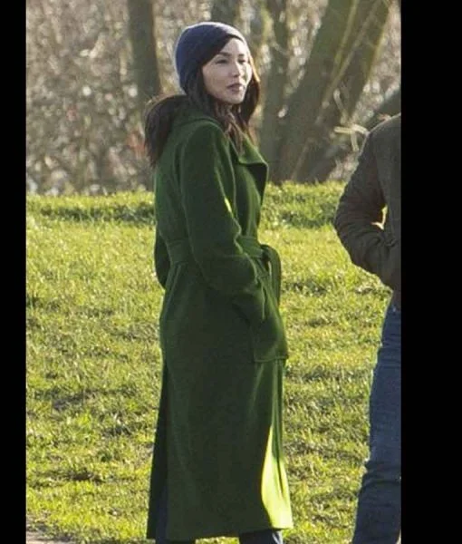 Gemma Chan Eternals 2021 Coat