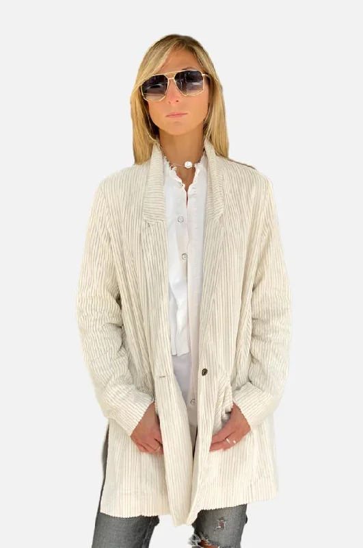 Mid Length Jacket - Ivory