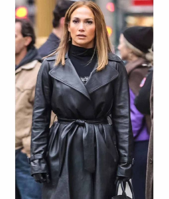 Second Act Jennifer Lopez Leather Coat