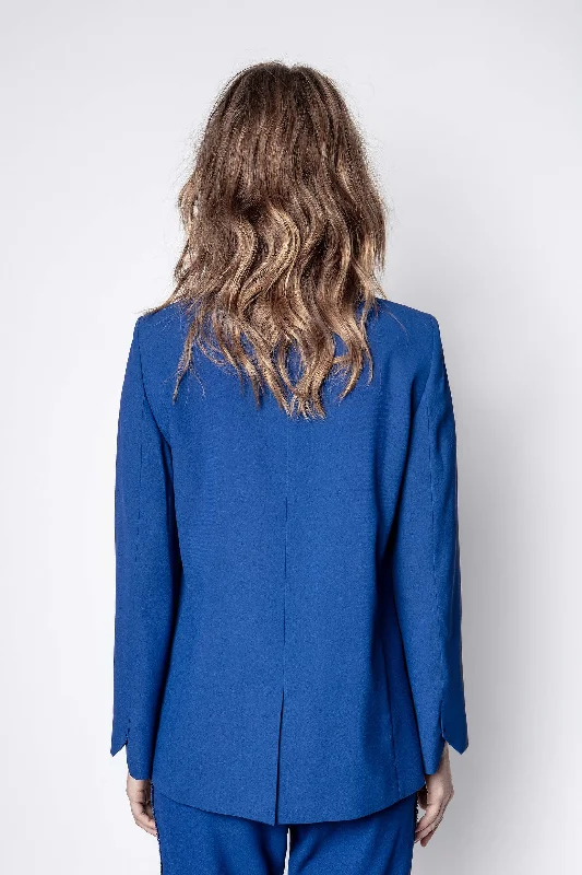 Volly Crepe Jacket - Blue