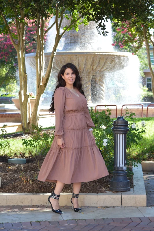 Athena Taupe Dress