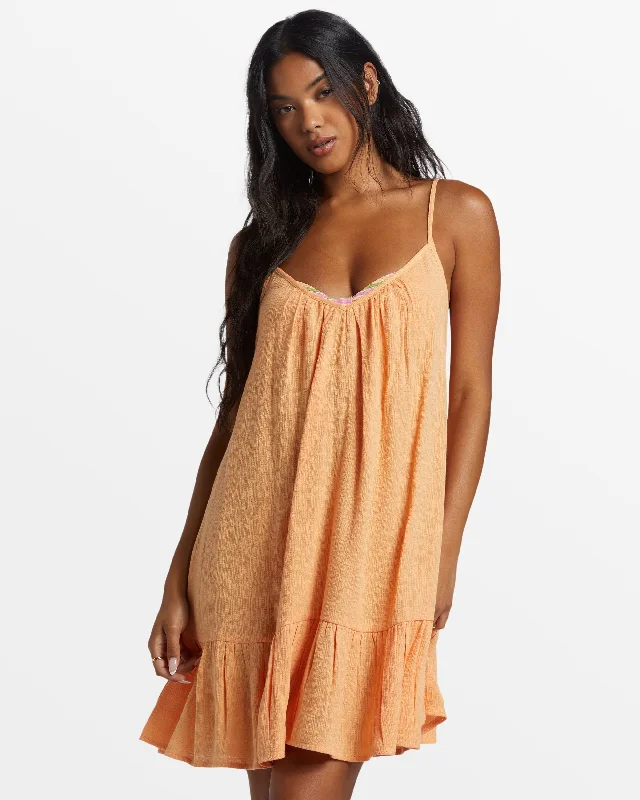 Beach Vibes Beach Cover-Up - Tangy Peach