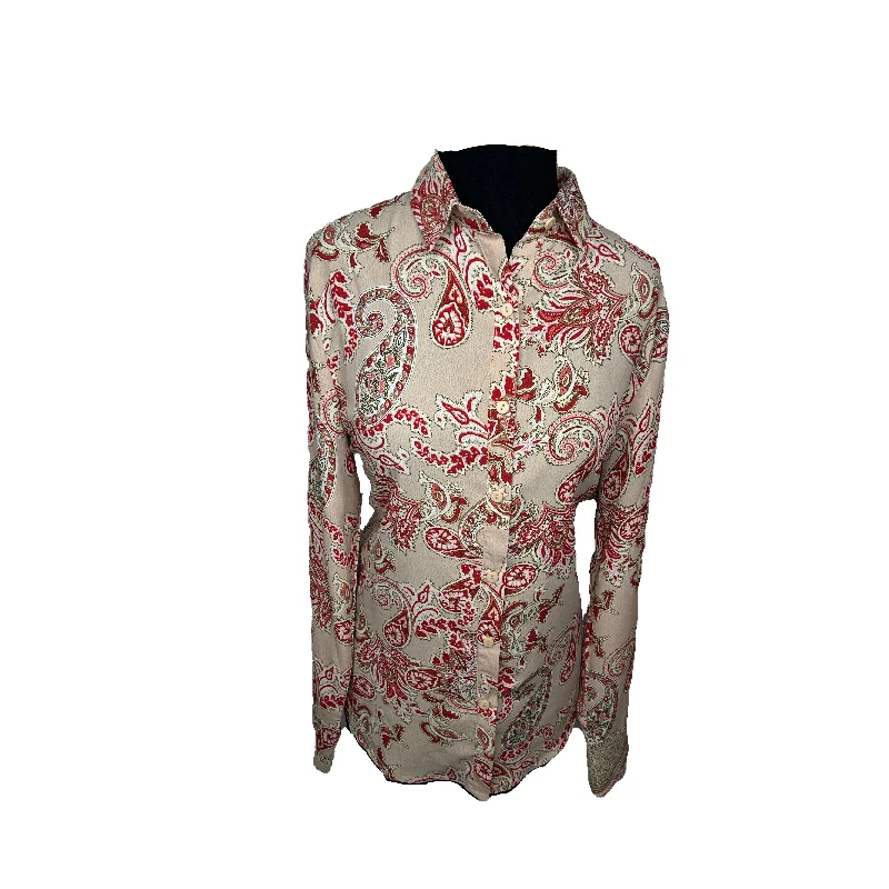 Maraislise Paisley Botton Down Top