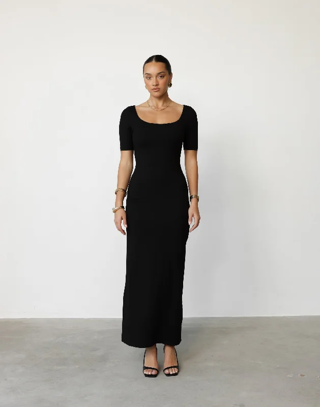 Margaux Maxi Dress (Black)