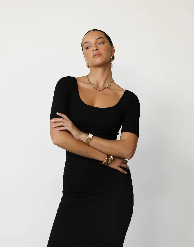 Margaux Maxi Dress (Black)