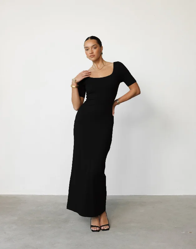 Margaux Maxi Dress (Black)