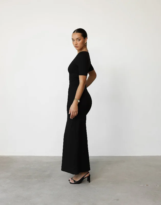 Margaux Maxi Dress (Black)