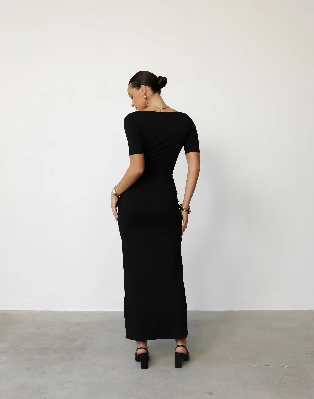 Margaux Maxi Dress (Black)