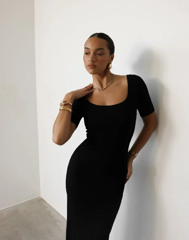 Margaux Maxi Dress (Black)