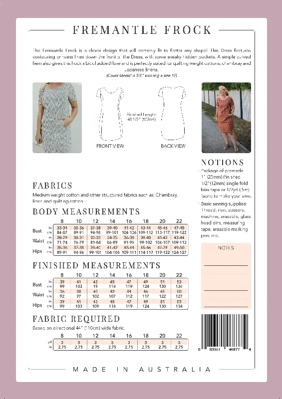 PDF Pattern - Fremantle Frock | Sew To Grow