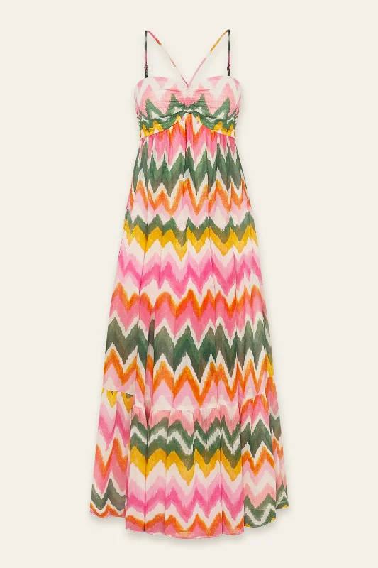 Rainbow Sunset Maxi Dress FINAL SALE