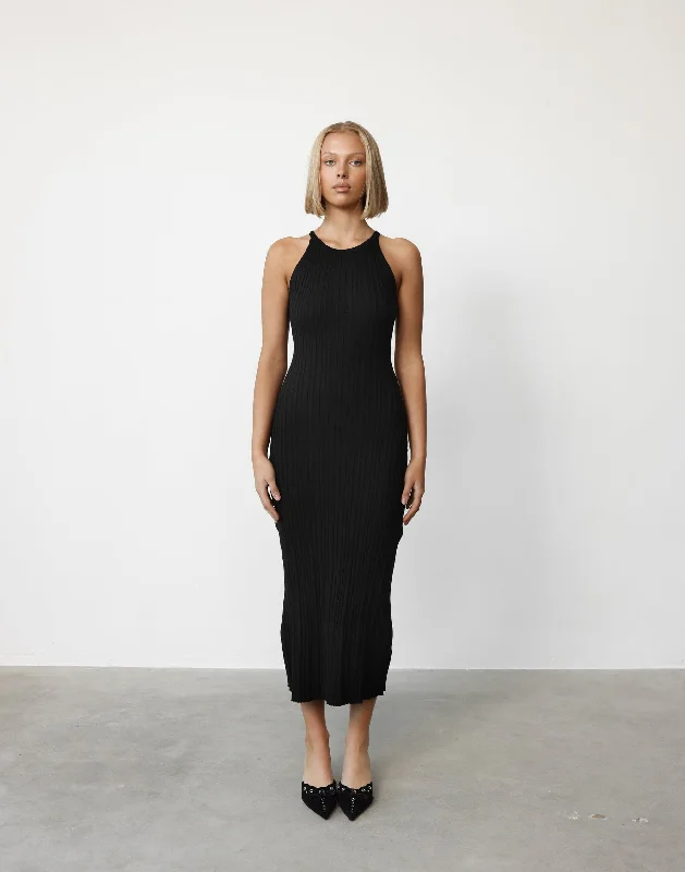 Vivian Maxi Dress (Black)