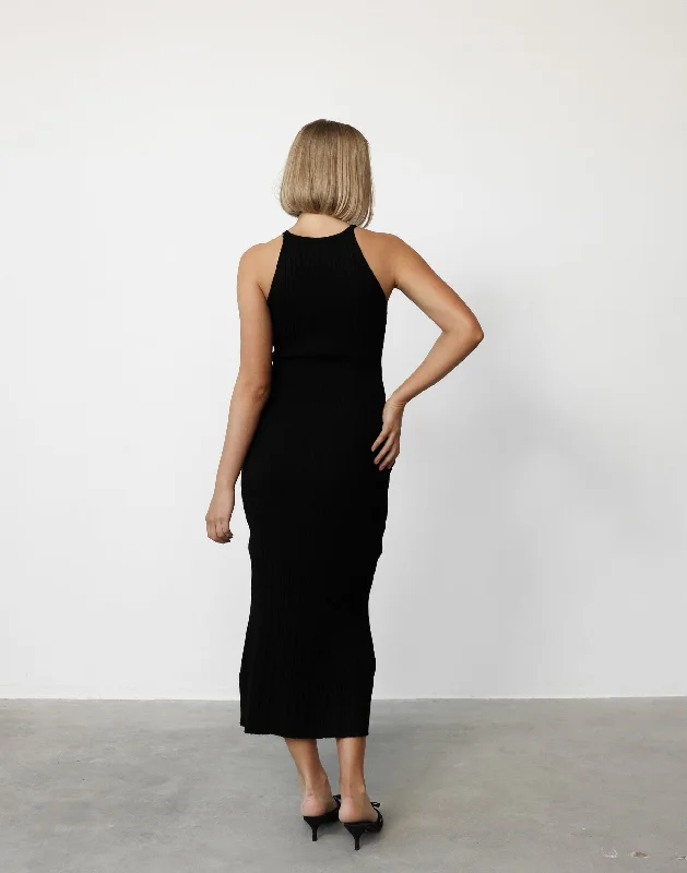 Vivian Maxi Dress (Black)