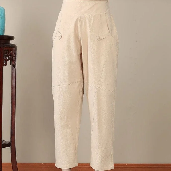 All Matched Signature Cotton Chinese Style Women's Pants