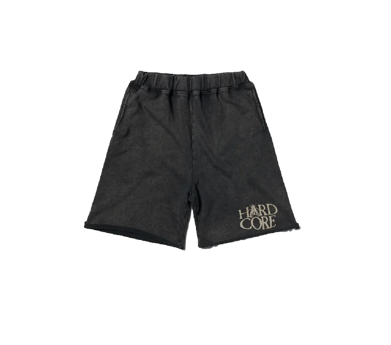 Aries Arise Aged Hardcore Sweatshort - Black