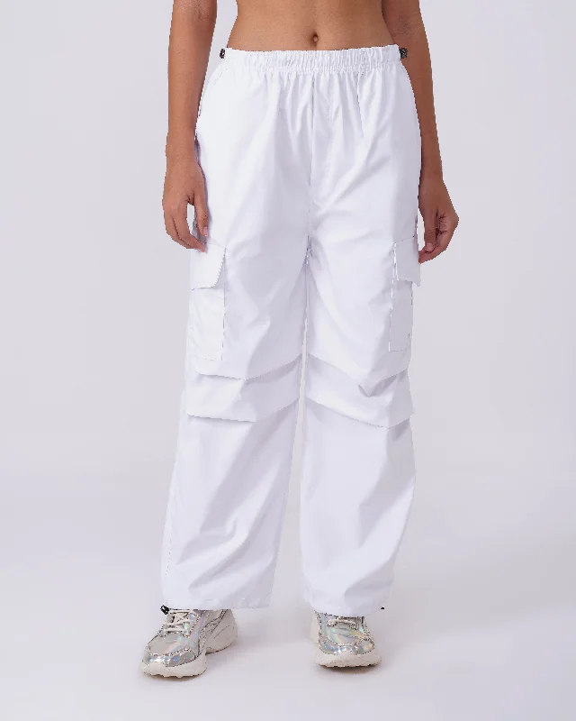 PARACHUTE PANTS WITH ADJUSTABLE SLIDER