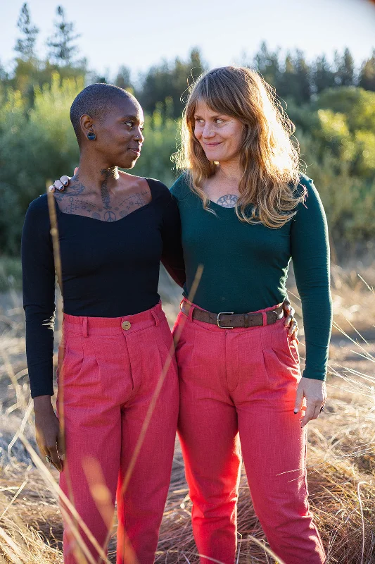 Perfect Pant in Red Sherbert Canvas