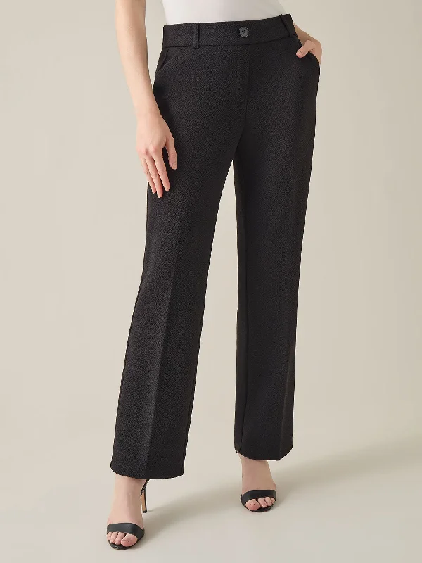 Plus Pull-On Trouser, Stretch Crosshatch