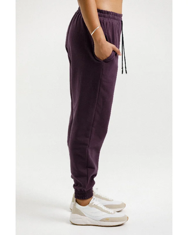 Rose Road Parker Pant - Plum