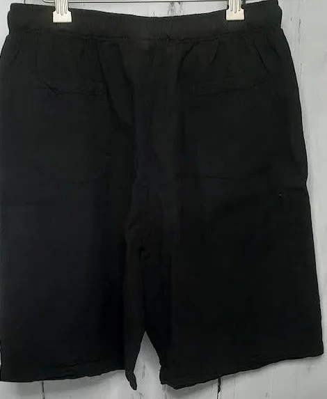 Short Pants-2 Pocket Draw String Black Women's L0303