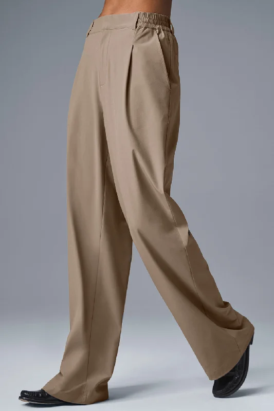 High-Waist Pursuit Trouser (Long) - Gravel