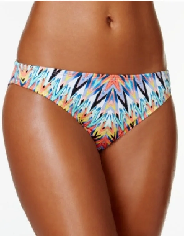 Bar III Women's Printed Hipster Bikini Bottom, Multi, XS