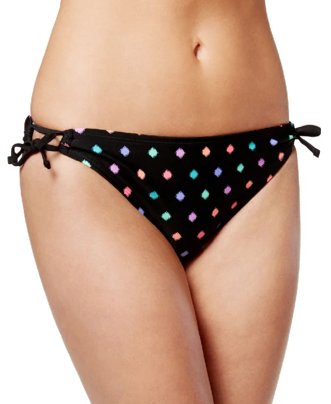 California Waves Juniors' Polka Dot Bikini Swim Bottom Separates, Multi, XS