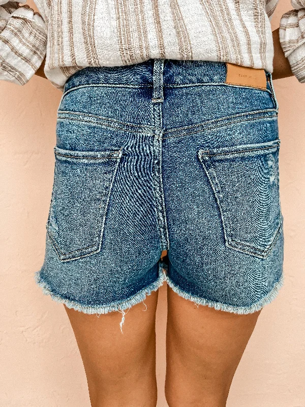 [Dear John] Carrie High Rise Denim Shorts-Folly Beach