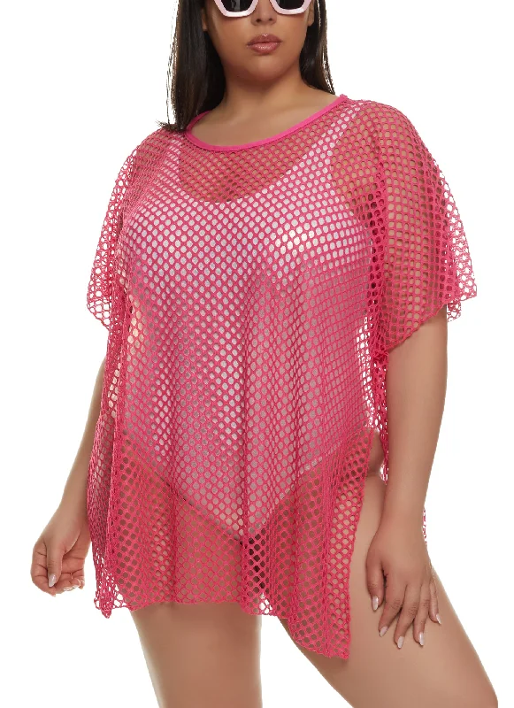 Fishnet Swim Cover Up