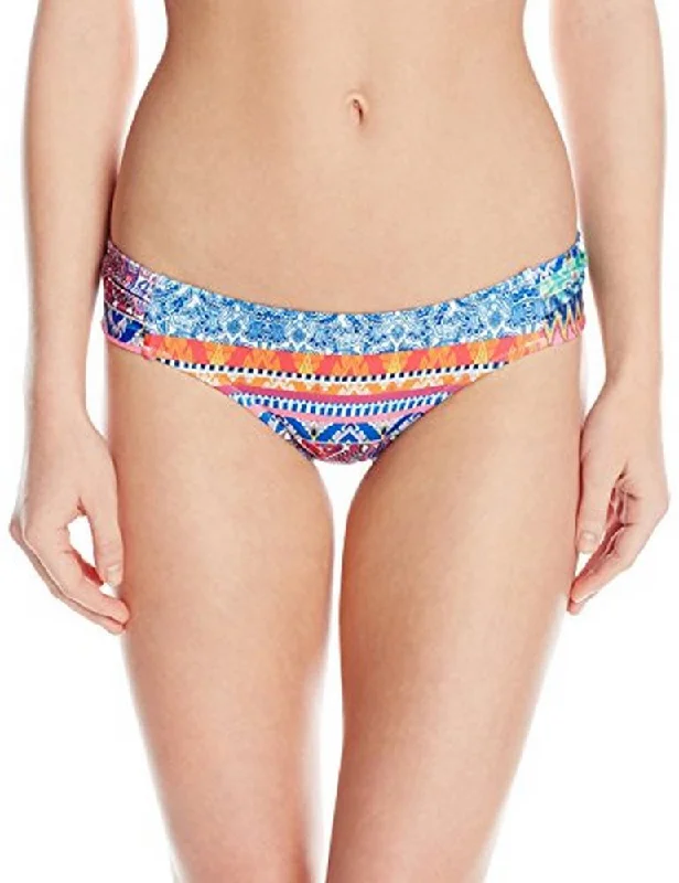 Jessica Simpson Women's Bali Breeze Bikini Bottom, Carnation, M