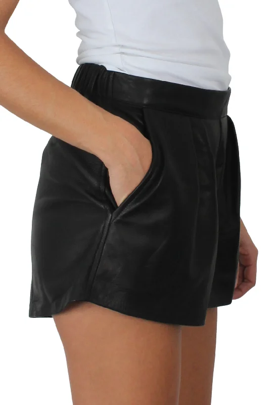 Luxe Leather Short