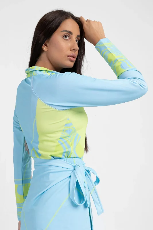 Marble Waves Burkini (35109) - Fit Freak